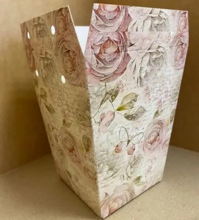 Сумка Плайм Розовая бабочка 94670 для цветов, H150 D120/90см