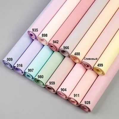 Рулон пленка тонированная PASTEL, 60см, лилово-розовый; Россия