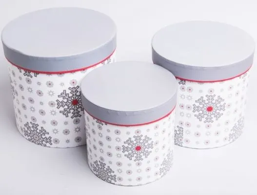 Коробка цилиндр НГ  95927 (2-й из набора); Китай