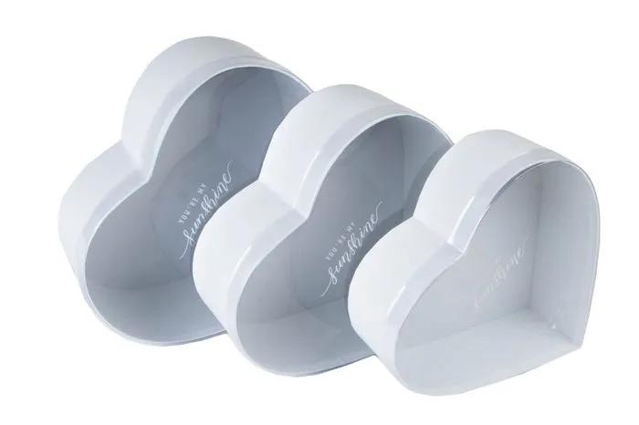 Коробка Сердце с прозрачной крышкой 62926 (2-й из набора); Китай