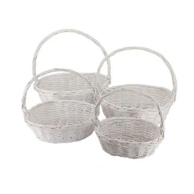 Корзина плетеная 329782 (№1 из 4шт.), (ива), 27х19хН10/26см