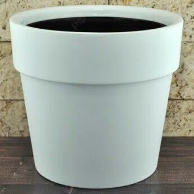 Горшок пластиковый Протея, белый, 30х28см, 16,6л; Россия