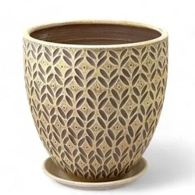 Горшок Ажур бархат бутон 2 24смх24см, 7,5л; Россия