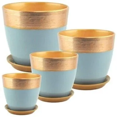 Горшок керамический Бутон Валенсия РС119 (2-й из набора) 15х15см, 2л; Россия