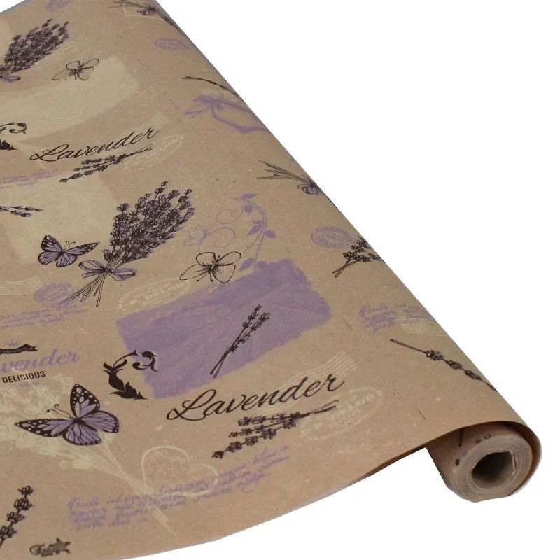 Рулон крафт Lavander, 70смх10м; Россия