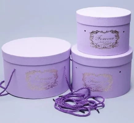 Коробка цилиндр 83296 (2-й из набора) 22*14 см; Китай