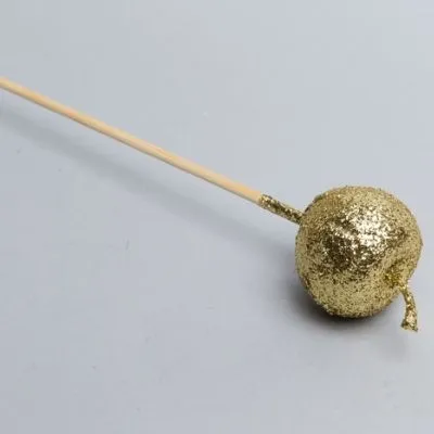 Вставка Яблоко засахаренное  4.5х50см, золотое