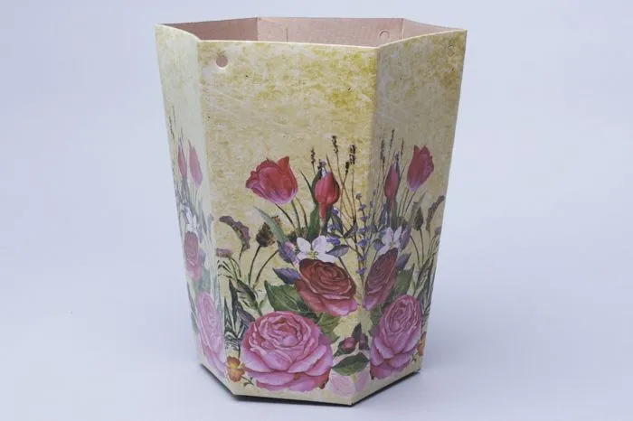 сумка Плайм 74598 для цветов H210 D100/70 Полевая роза 6 граней