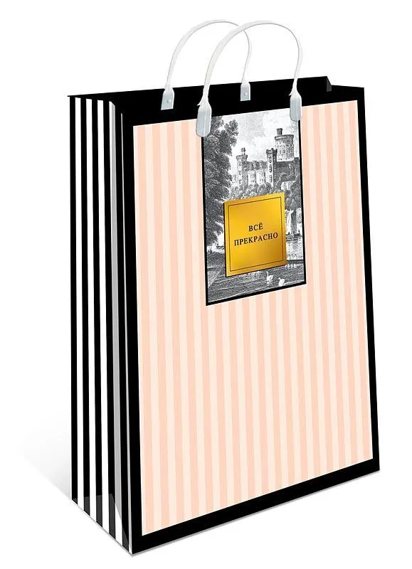 Сумка Пластиковая Мягкая, XL, 390х320х100мм, ассорти