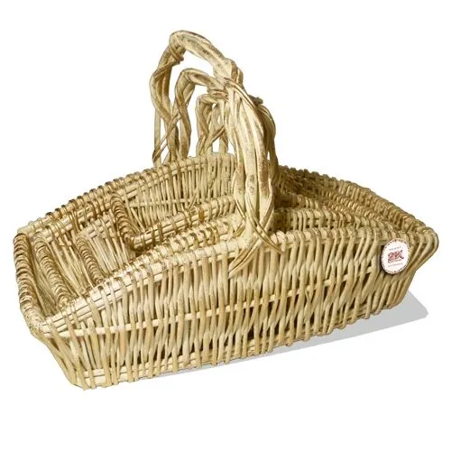 Корзина плетеная LM130883 S/4 (№1 из 3шт.), (ива), 58х37х19/13/42 см