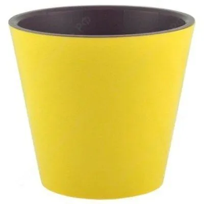 Кашпо пластиковое London, спелая груша, D16см, 1,6л; Россия