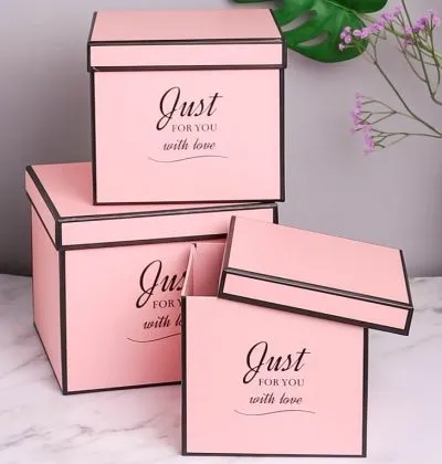 Коробка Квадрат с кантом 97595 (1-й из набора) 17x17x14.5см; Китай