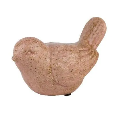 Сувенир Птичка (керамика), 13,5x8x9см, розовый