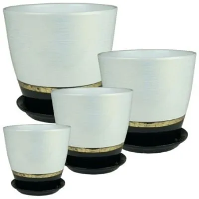 Горшок керамический Бутон РС153 Паталь (1-й из набора), 12х12см, 1л; Россия