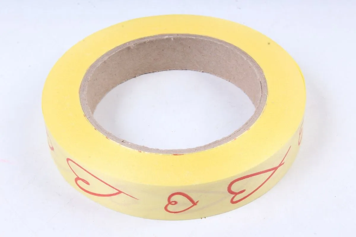 Лента пластик Сердца, 2смх50м; Россия