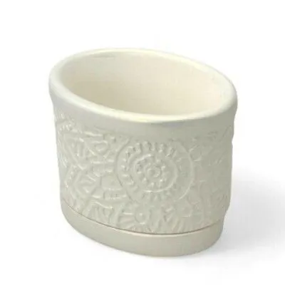 Горшок Пейсли 11смх8смх9см, 0,3л, жемчуг/Сады Аурики