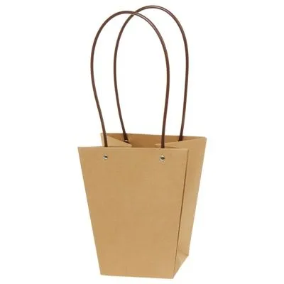 Сумка Мастхэв большая, крафт, 17х11,5х20см; Китай