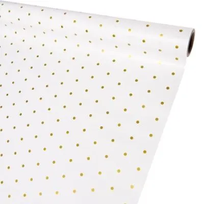 Бумага матовая Горошины 58см/10м; Корея