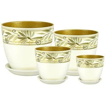 Горшок керамический Бутон Регина РС 23 (2-й из набора) 15х15см, 2л; Россия