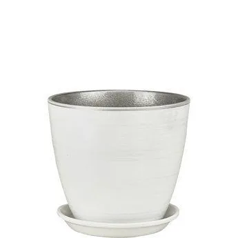 Горшок керамический Бутон Роспись ЭК 02 (3-й из набора) 18х18см, 3,8л; Россия