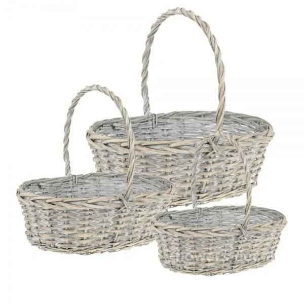 картинка Корзина плетеная 883142 (№3 из 3шт.), (ива) от магазина Флоранж