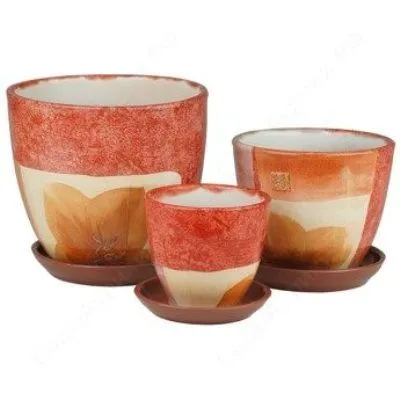 Горшок керамический Фантазия 374991 (2-й из набора); Белоруссия