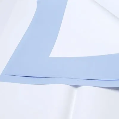 Пленка лист матовая с каймой, 58смх58см; Россия