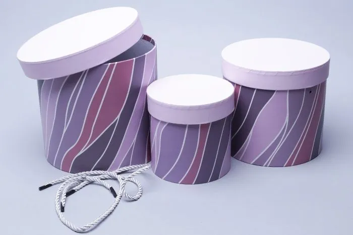 Коробка цилиндр Диагональ (3-й из набора); Китай