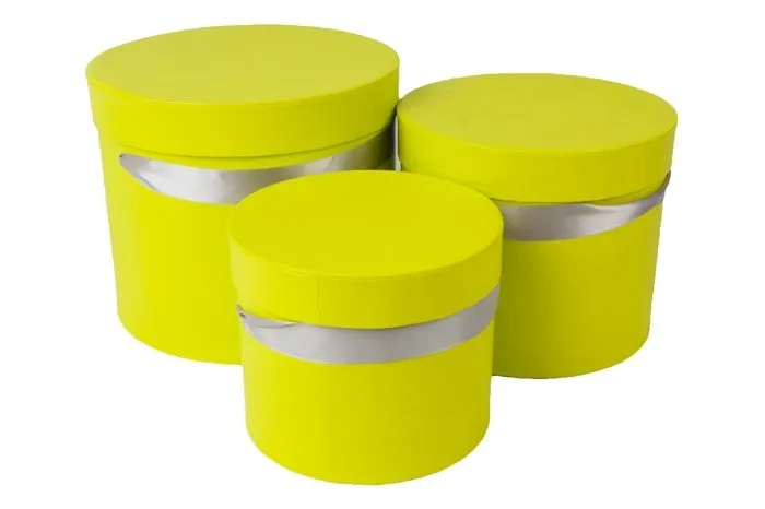 Коробка Цилиндр 56959 (3-й из набора) 21,5х19см; Китай