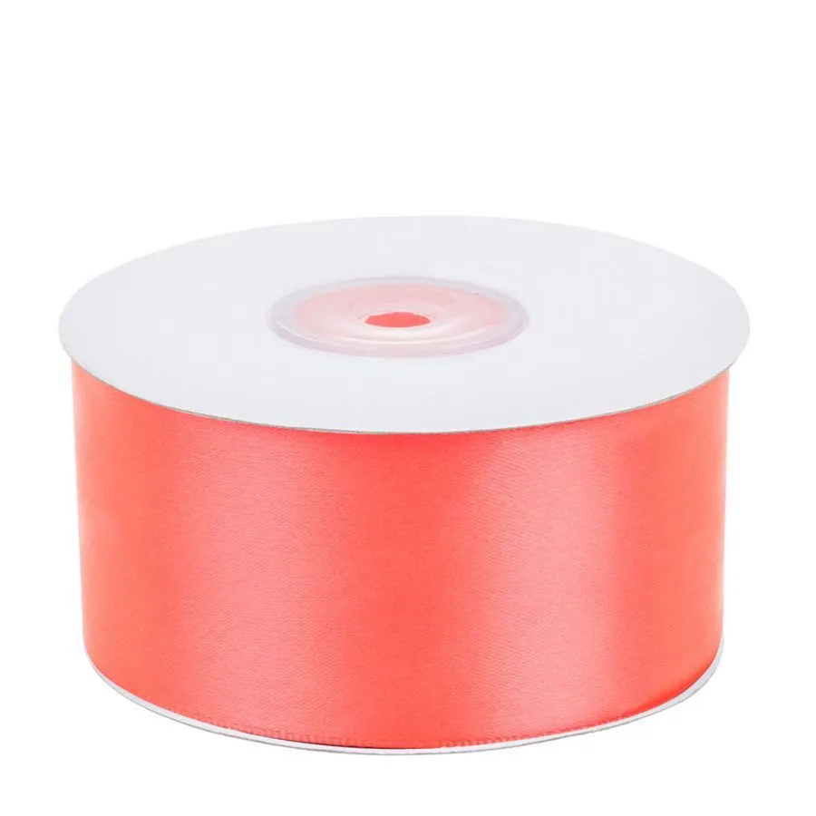 Лента атласная односторонняя, 38ммх25м; Китай