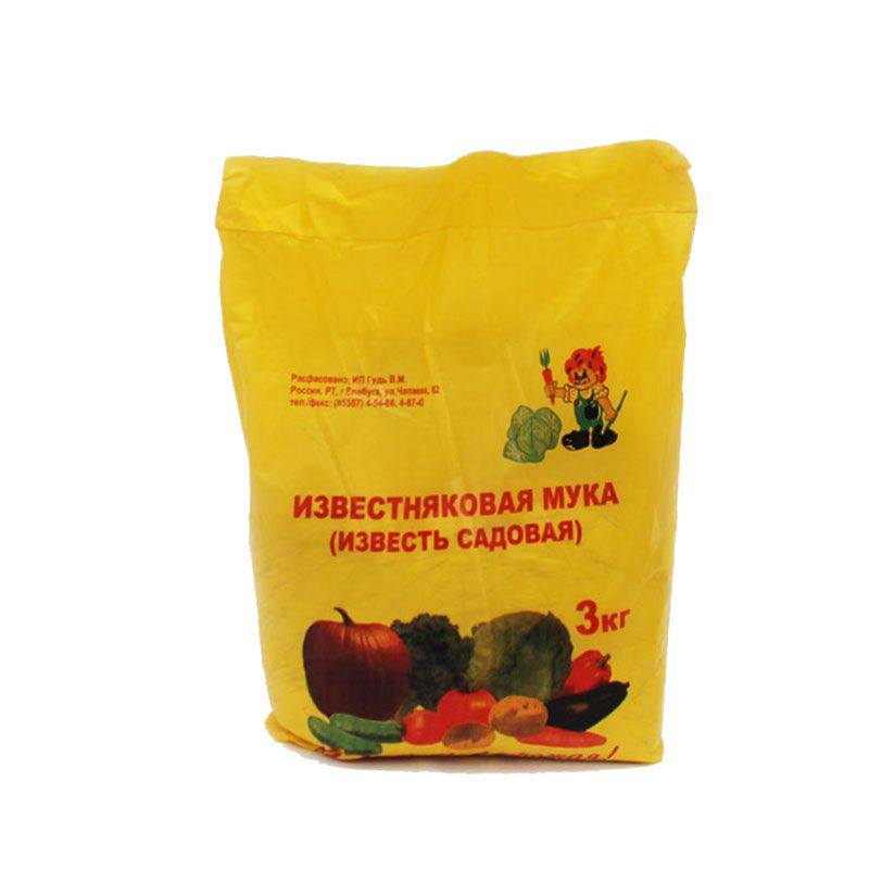 Удобрение садовое Известняковая мука, 3кг