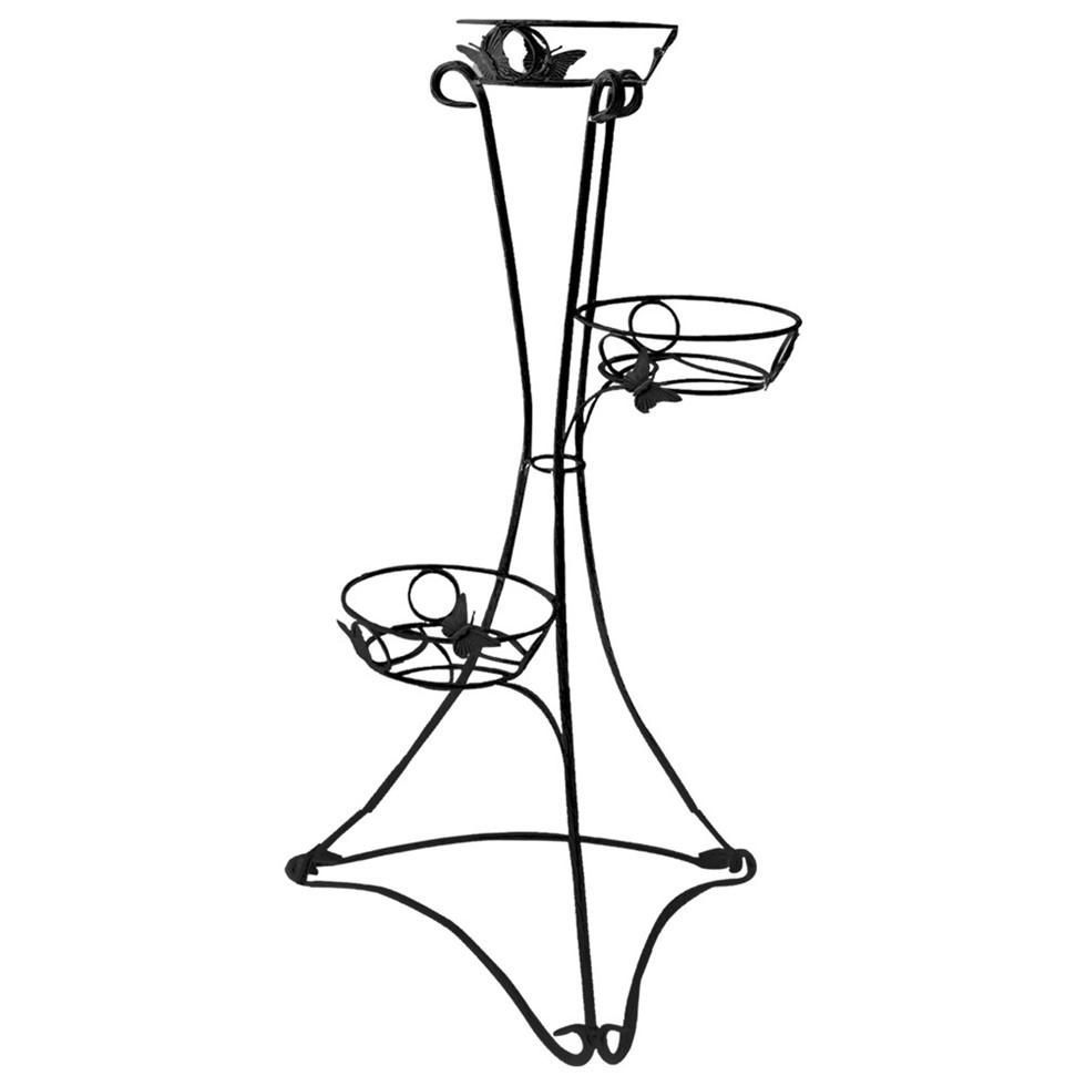 картинка Подставка кованая для 3-х цветов от магазина Флоранж