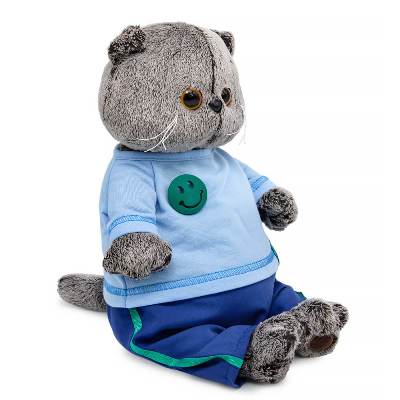 Игрушка Басик в лонгсливе со смайликом Ks22-270