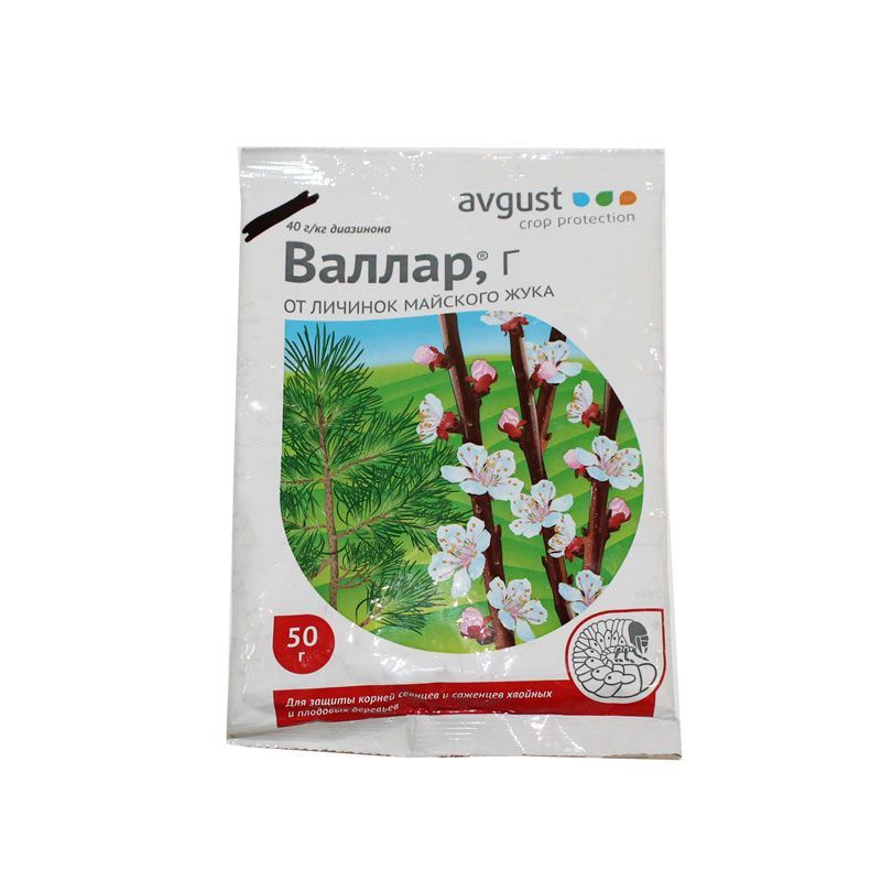 картинка Инсектицид от личинок майского жука Валлар (пакет), 50г от магазина Флоранж