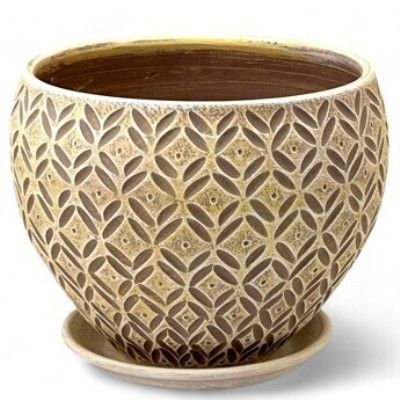 Горшок Ажур бархат классика 2 24х19см, 6л; Россия