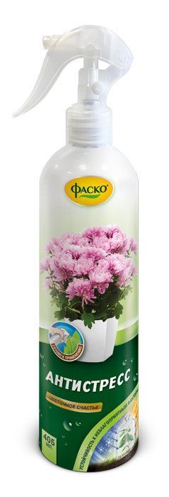 картинка Удобрение для комнатных растений Антистресс, флакон, 405мл; Цветочное Счастье от магазина Флоранж