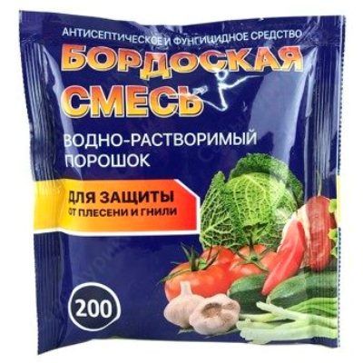 Фунгицид от болезней плодовых культур Бордоская смесь ДОМЕН (пакет), 200г