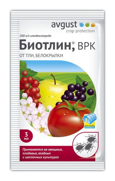 Инсектицид от тли и белокрылки Биотлин (ампула), 3мл