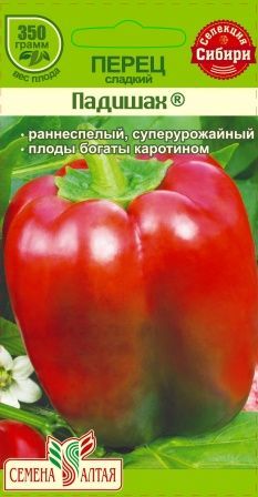 картинка Перец сладкий Падишах (цветной пакет) 0,1г; Семена Алтая от магазина Флоранж