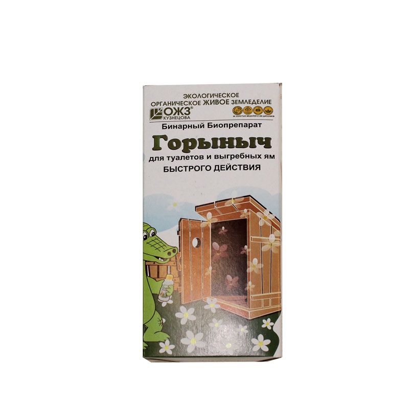 Средство для туалетов и выгребных ям Горыныч , 0,5л, 30г; Россия