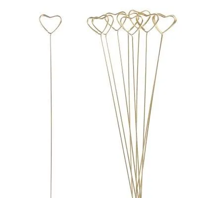 картинка Крепеж для открыток в букете Сердечко, H34,5см от магазина Флоранж