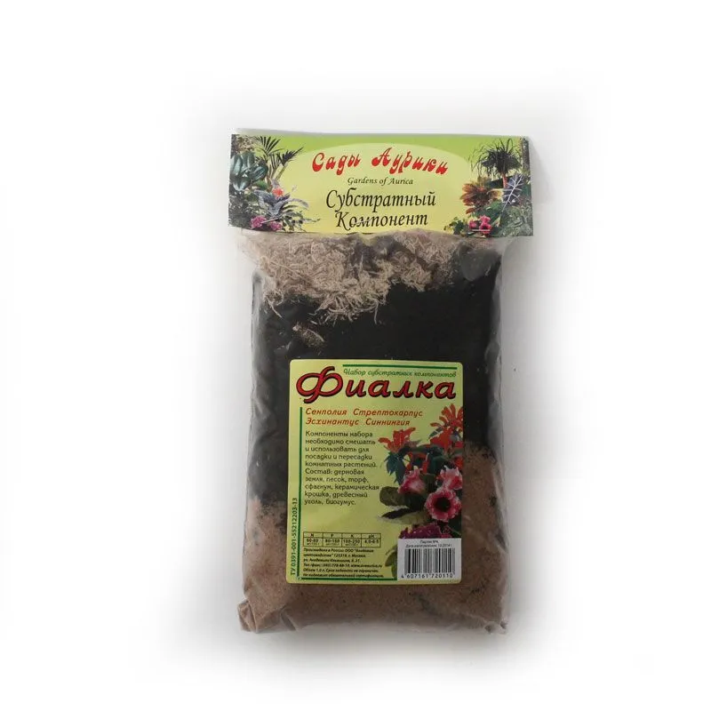 картинка Субстратный компонент Фиалка, 1л от магазина Флоранж