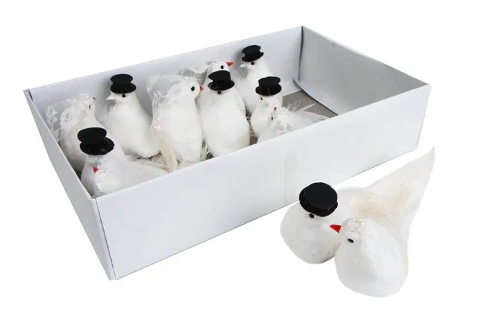 Набор прищепок Голуби пара 20*10*8.5см, (6шт.)