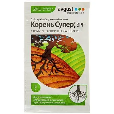 Регулятор роста растений Корень супер, пакет, 4г; Россия