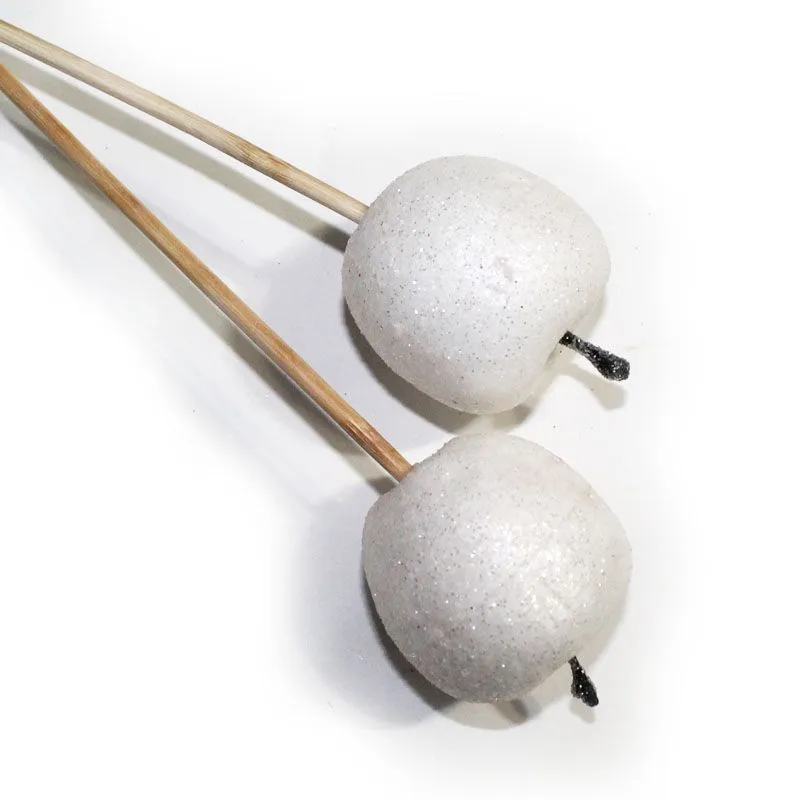 Яблоко с глиттером на вставке, D5x50см