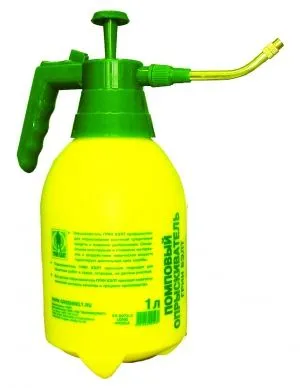 Опрыскиватель помповый с удлиненным наконечником, 1л