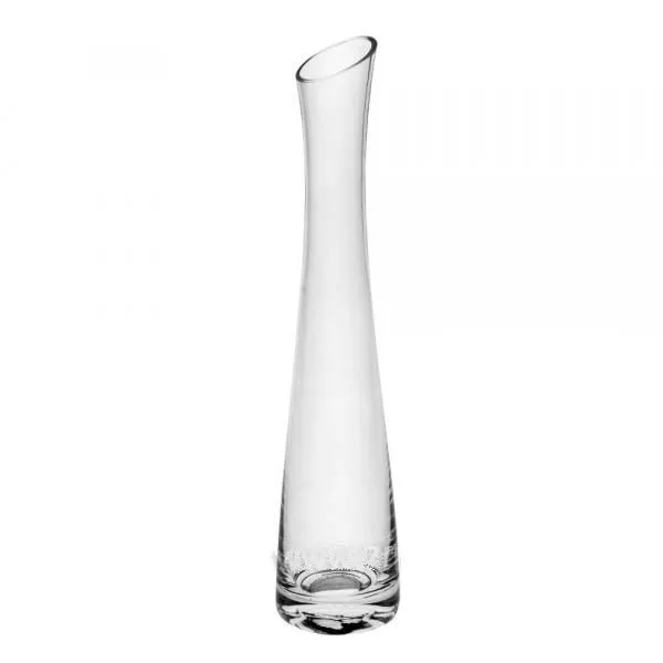 Ваза стеклянная Розовая, 26х5см; Россия