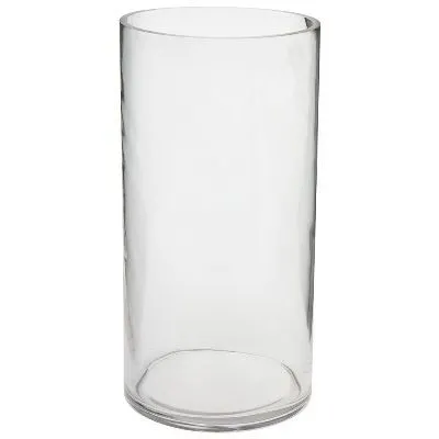 Ваза стеклянная Трубка цилиндр, 15х30см; Китай
