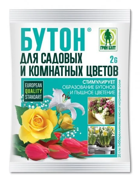 Удобрение садовое Бутон цветы, 2г; Россия