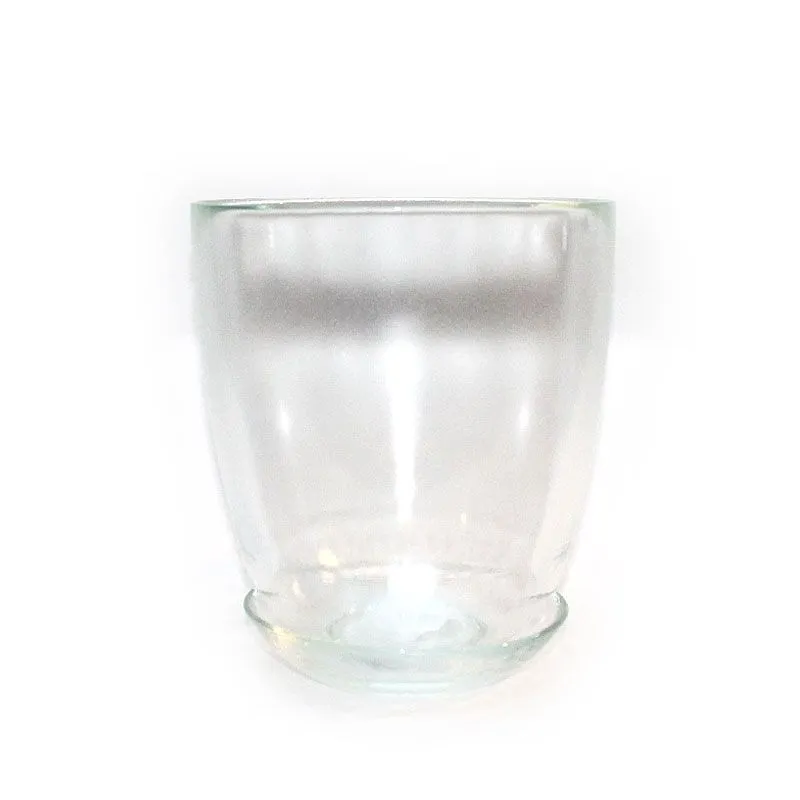 картинка Горшок стеклянный, прозрачный, 14,5х15см, 1л; Россия от магазина Флоранж